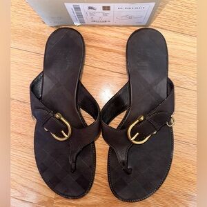 Burberry Flip Flop Sandals